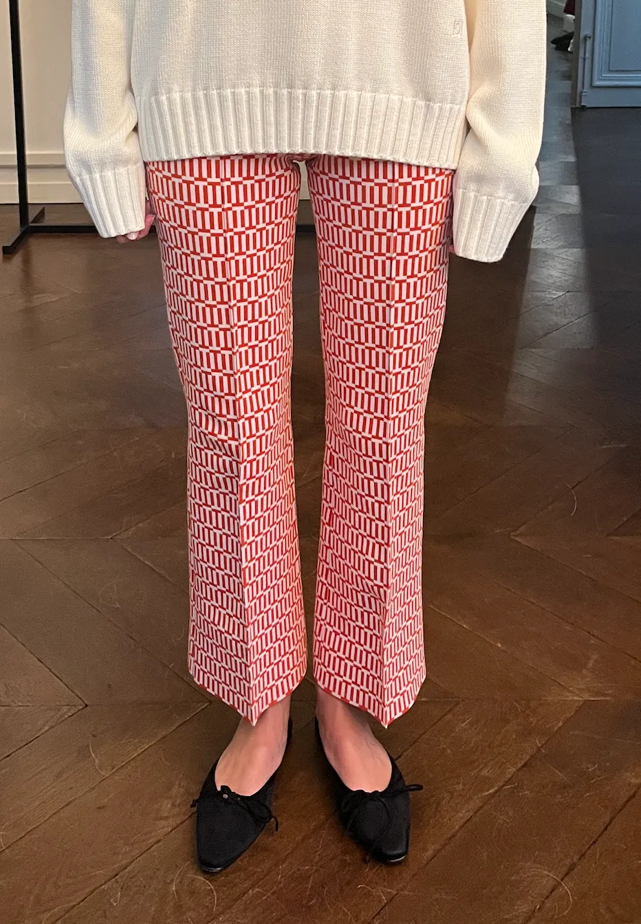 Geo Jacquard Charlie Pant - Orange Combo (By Phone Order Only)