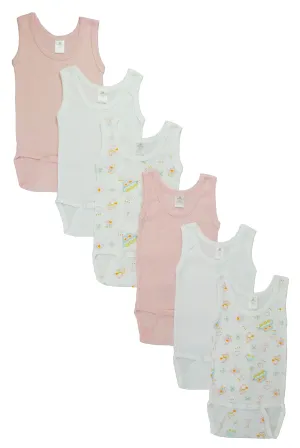 Girls Tank Top Onezies 6 Pack 111AP_111AP