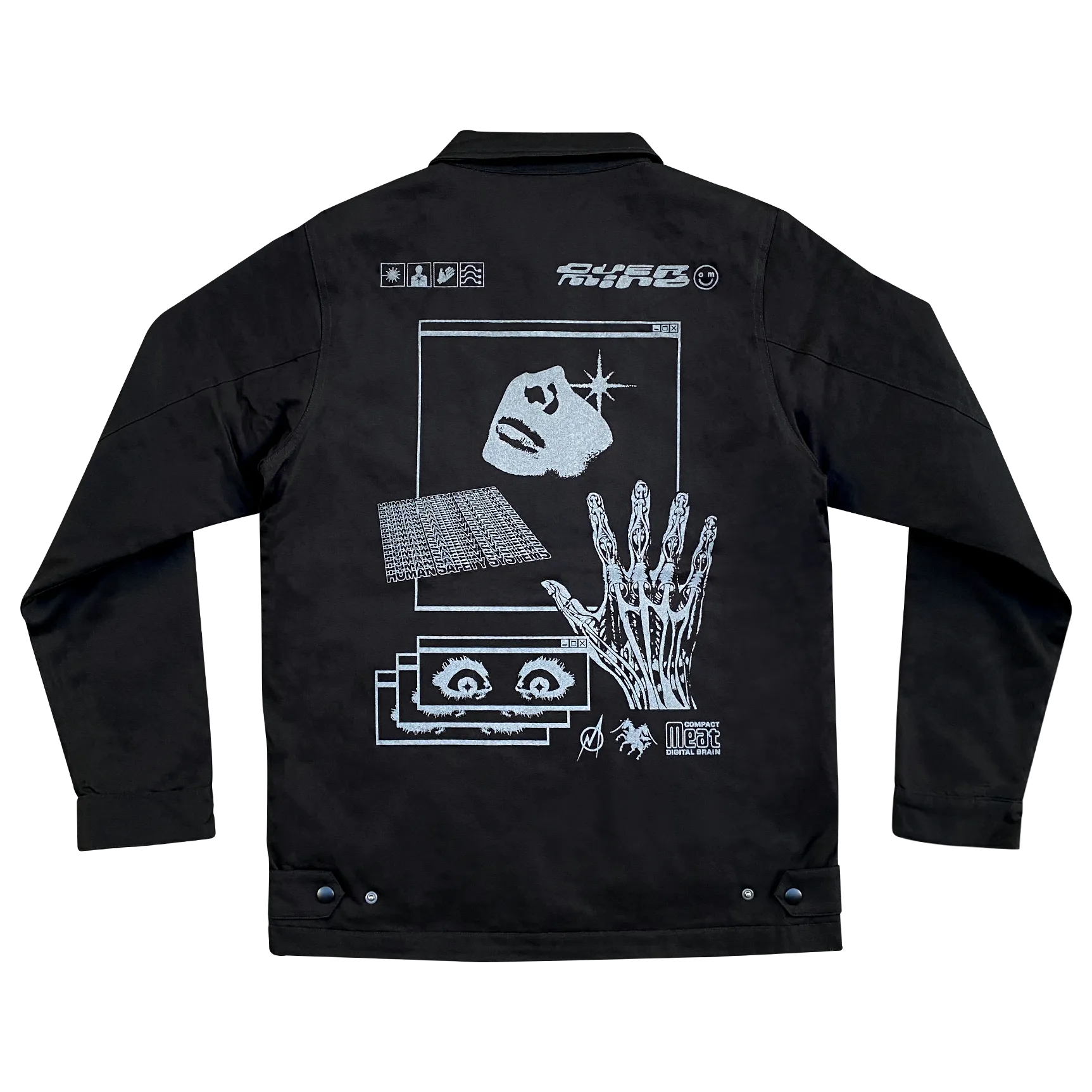 GLIMMER WORK JACKET : BLACK