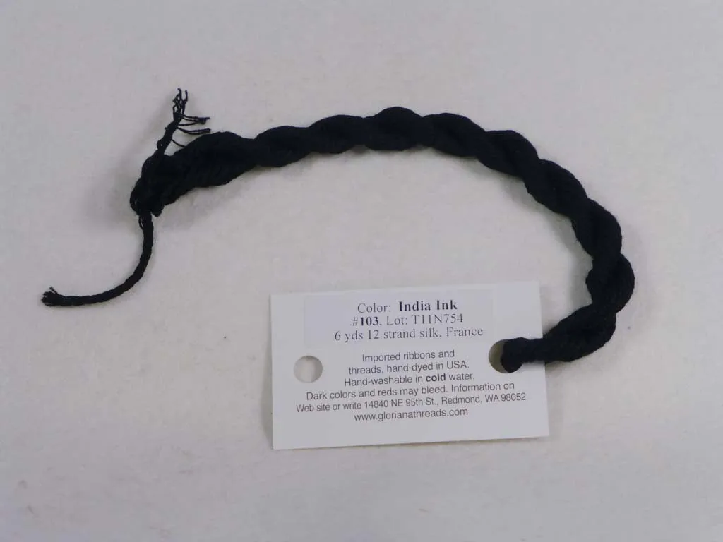 Gloriana Silk Floss 103 India Ink