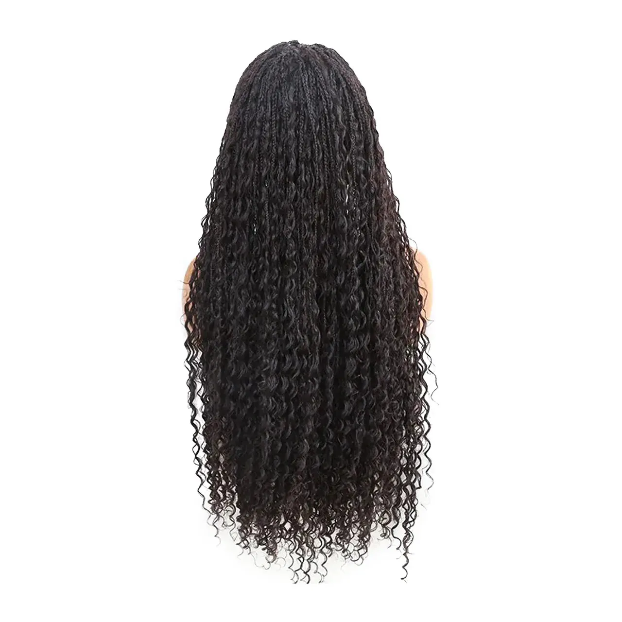 Goddess Bohemian Box Braid Full Lace Wig Knotless Virgin Hair