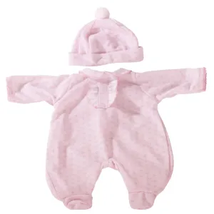 Gotz Pink Print Knit Sleep 'n Play Outfit For 12"-13" Baby Dolls