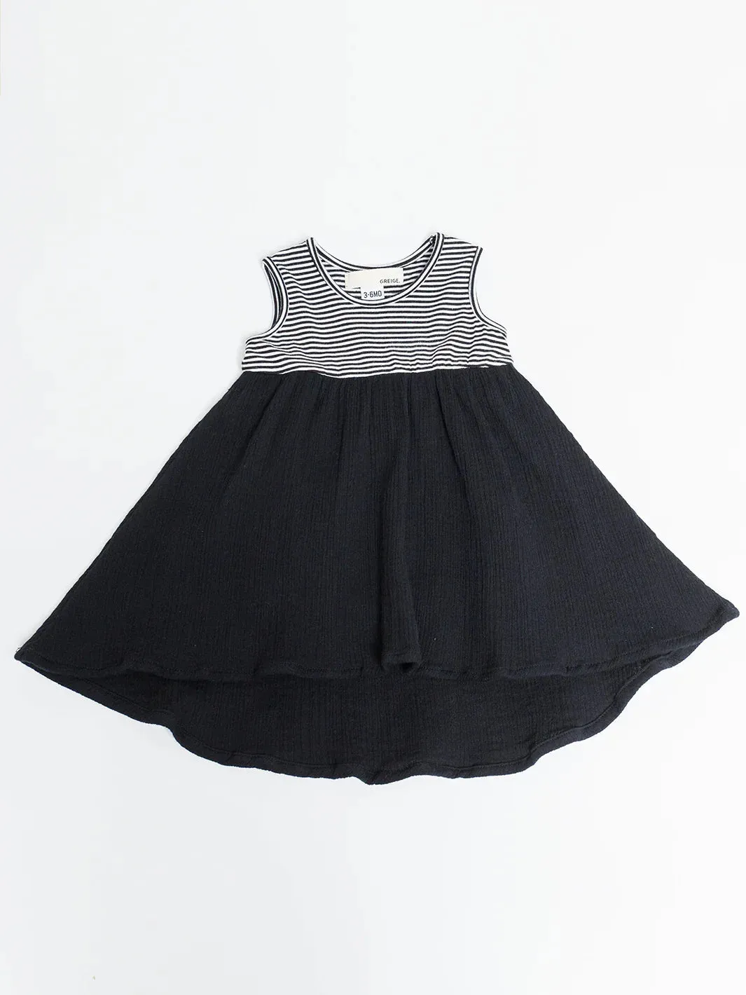 Greige The Mixed Dress 3-6m