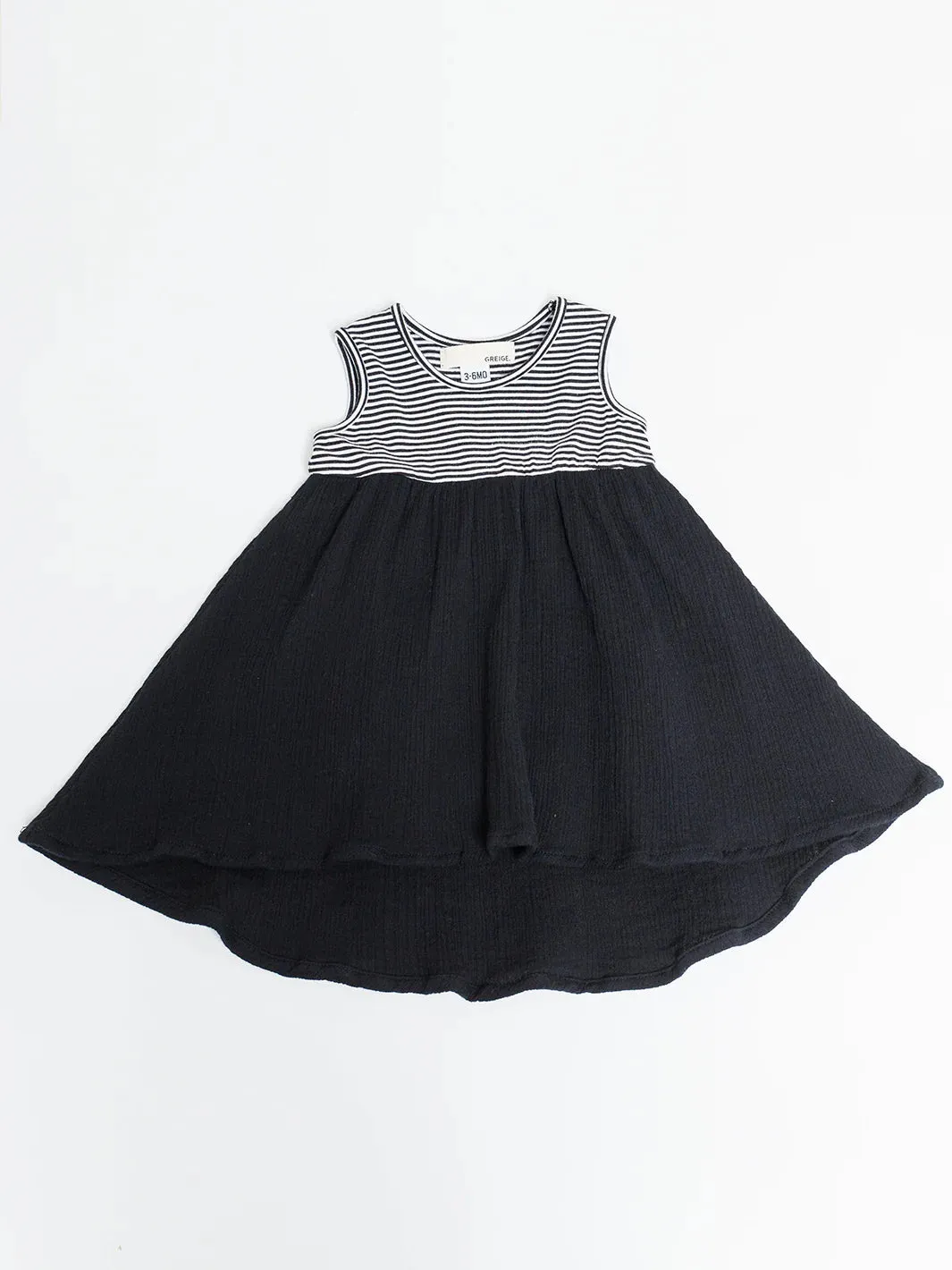 Greige The Mixed Dress 3-6m