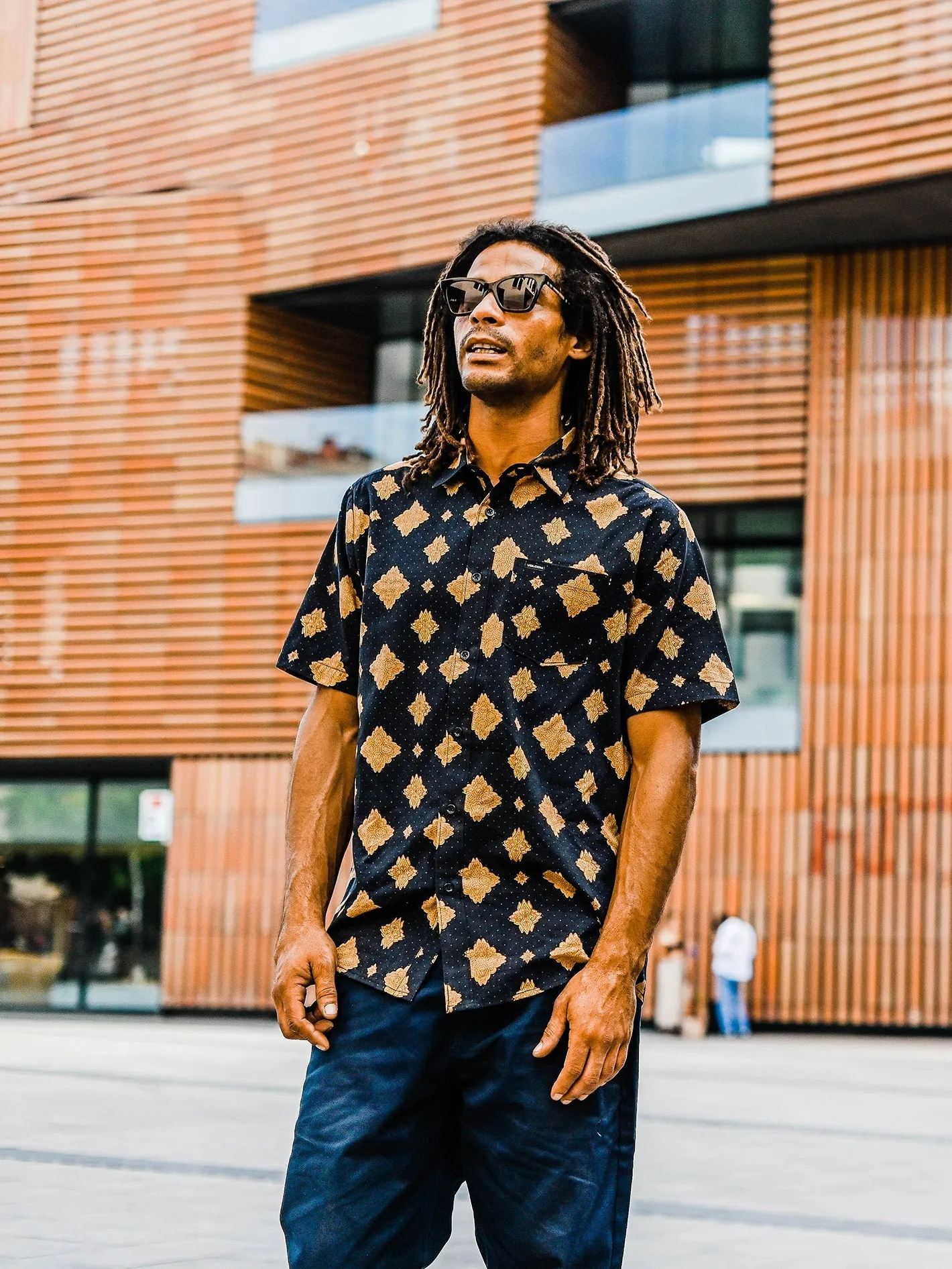 Grit Mandala Shirt - NEW BLACK