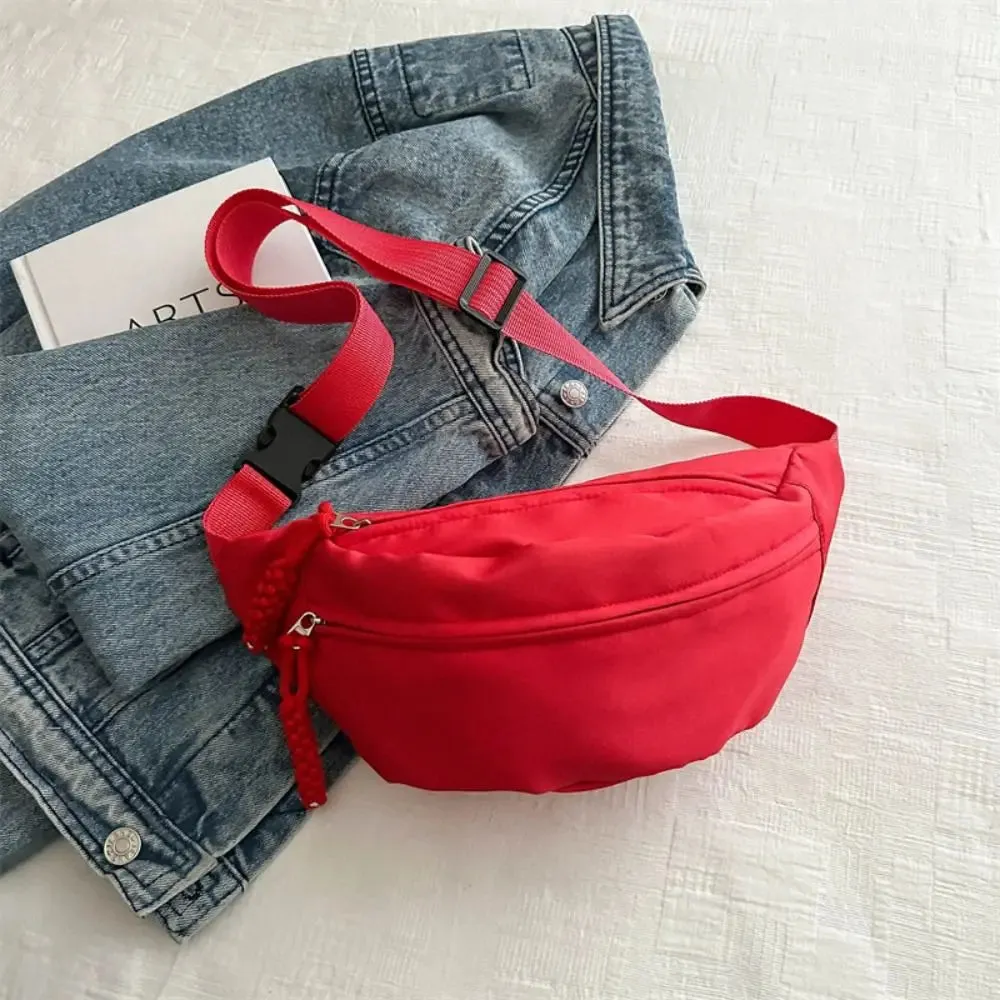 Half Moon Women's Chest Bag New Oxford Cloth Large Capacity Crossbody Bag Multifunctional Waterproof Waist Bags Travel