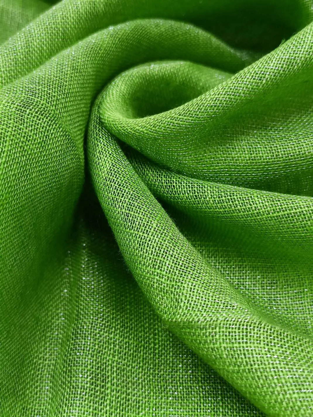 Handloom Pure Linen Tissue Fabric