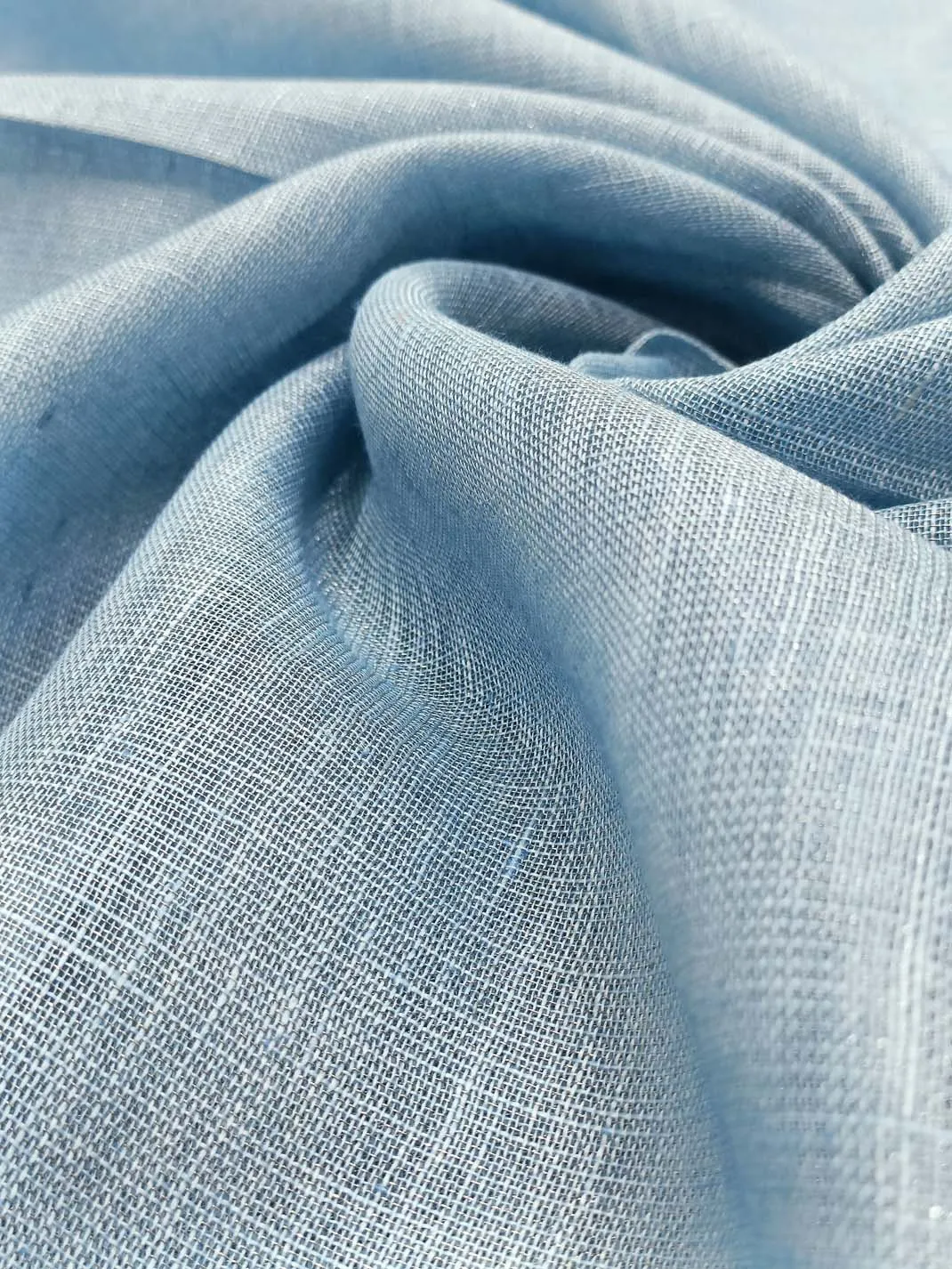 Handloom Pure Linen Tissue Fabric