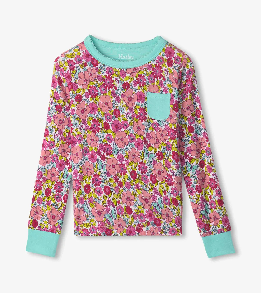 Hatley Bamboo Pajama Set - Groovy Daisy
