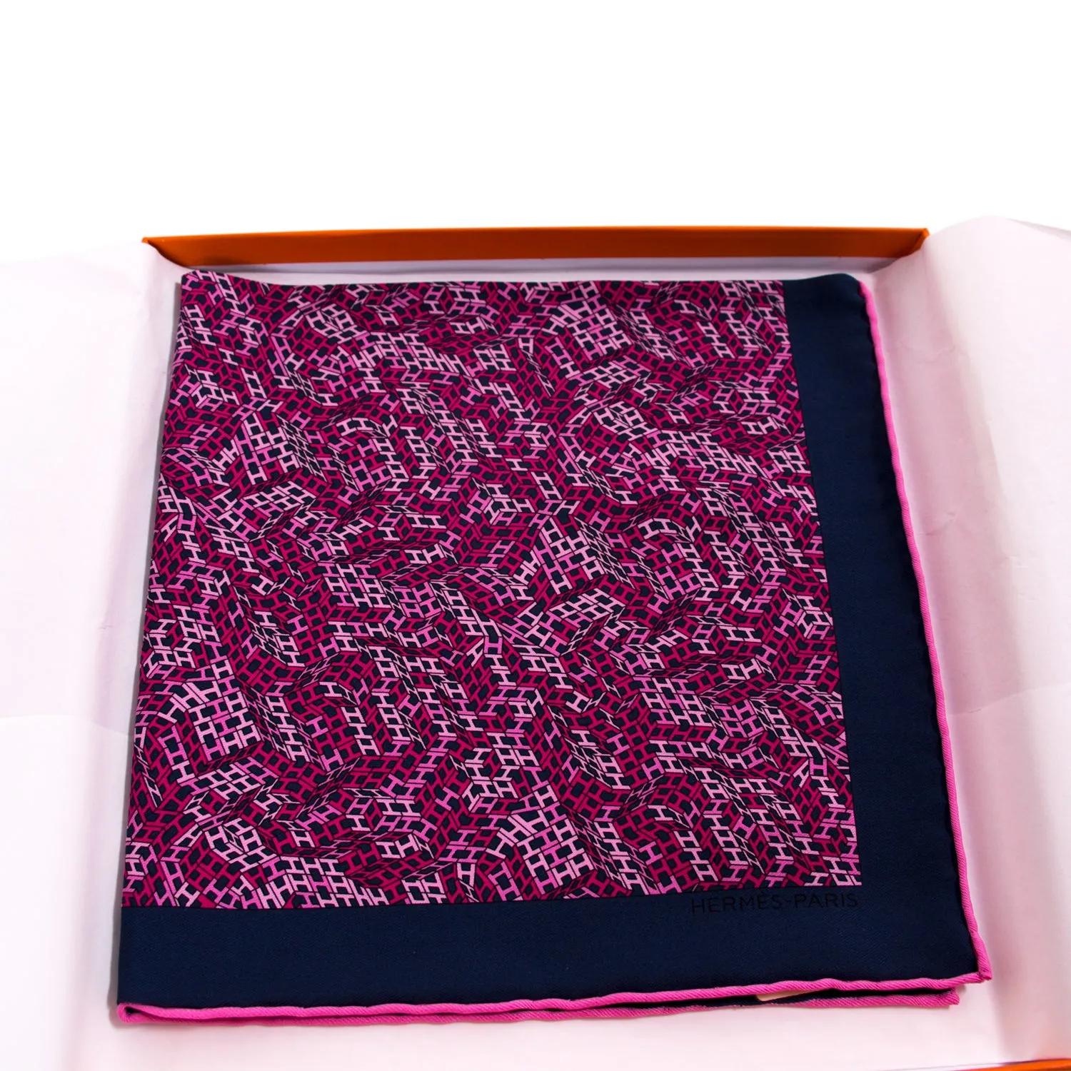 Hermès Silk Twill Pocket Square