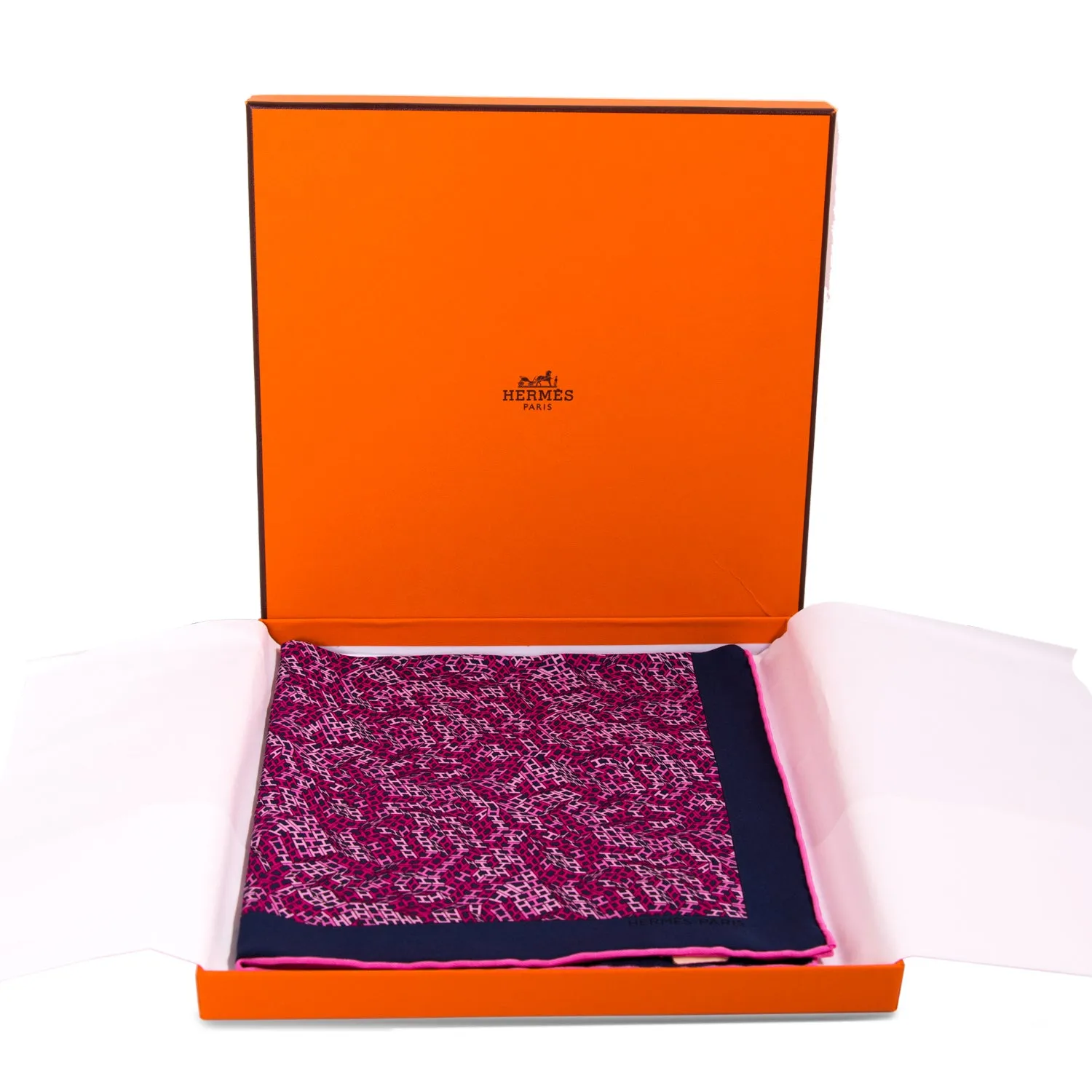 Hermès Silk Twill Pocket Square