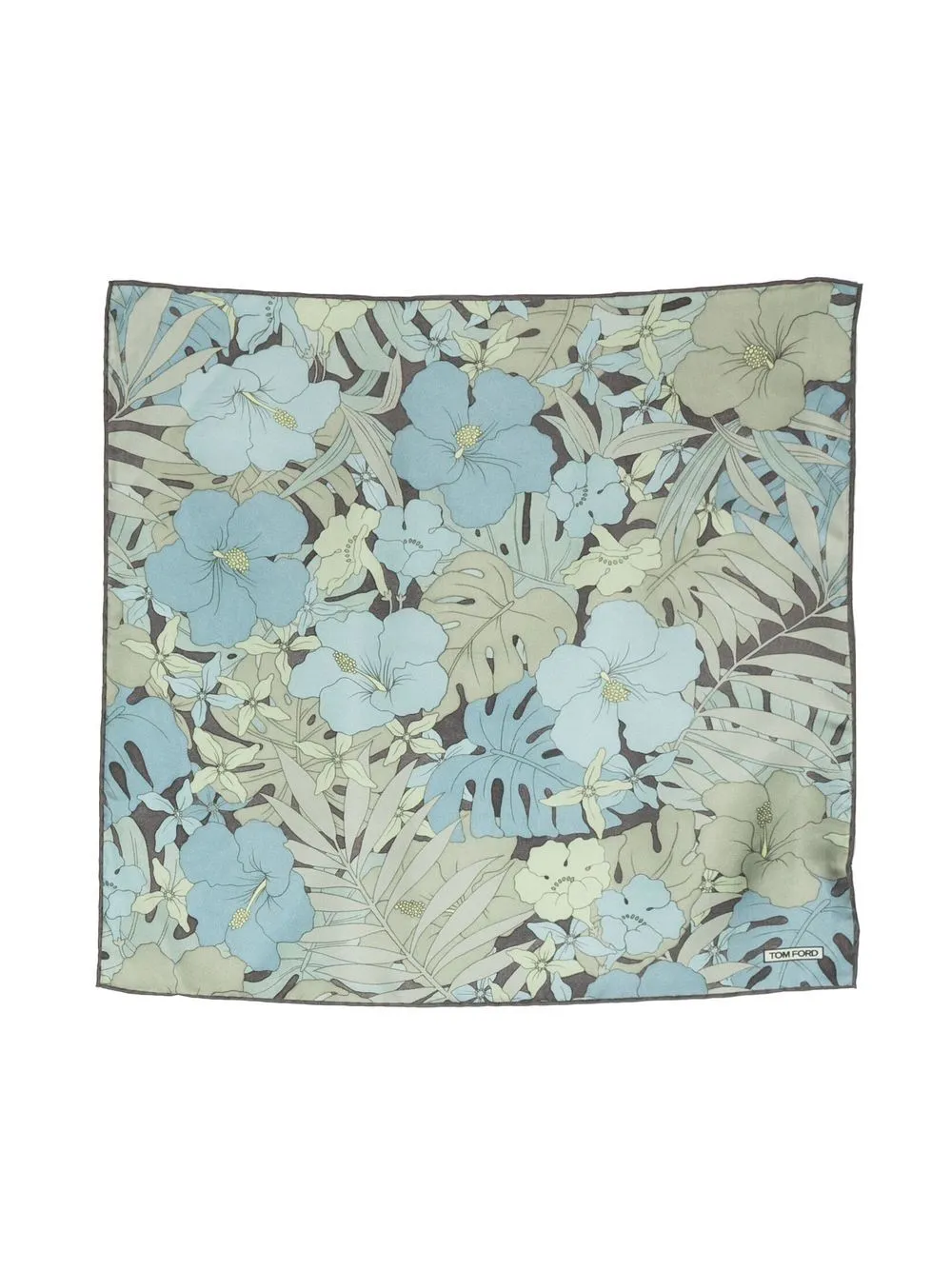 Hibiscus Pocket Square