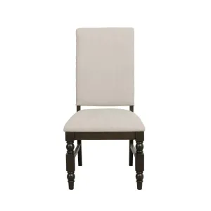 Homelegance Yates Side Chair in Dark Oak (Set of 2)