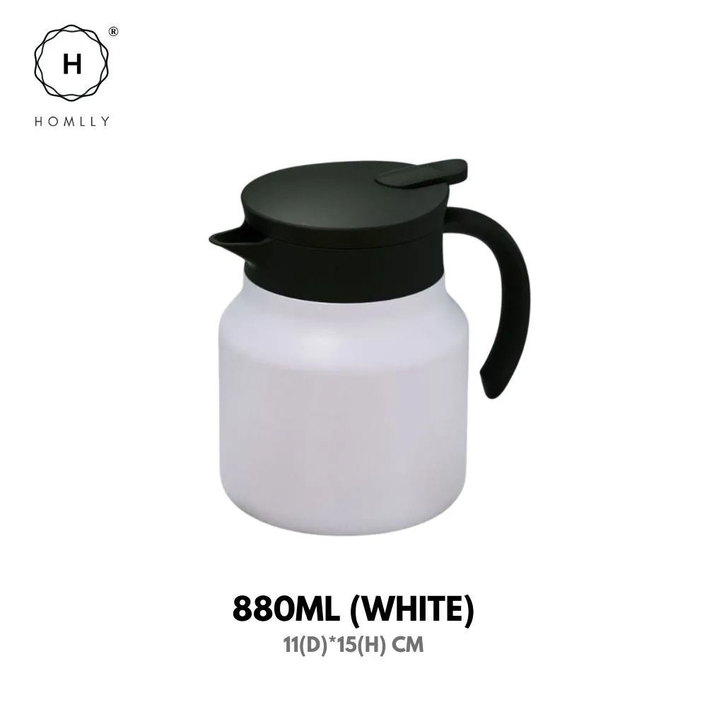Homlly Ito Double Insulated Stainless Steel Thermal Carafe (880ml)