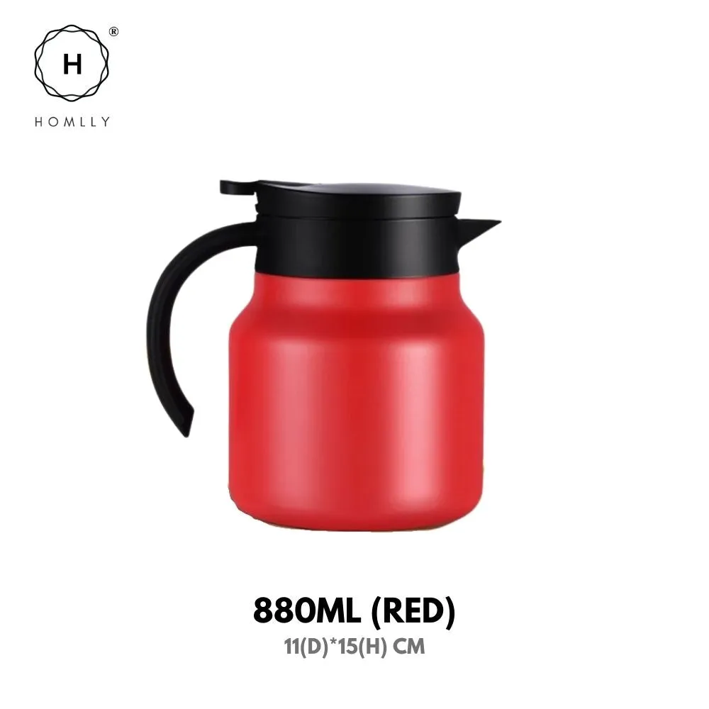 Homlly Ito Double Insulated Stainless Steel Thermal Carafe (880ml)
