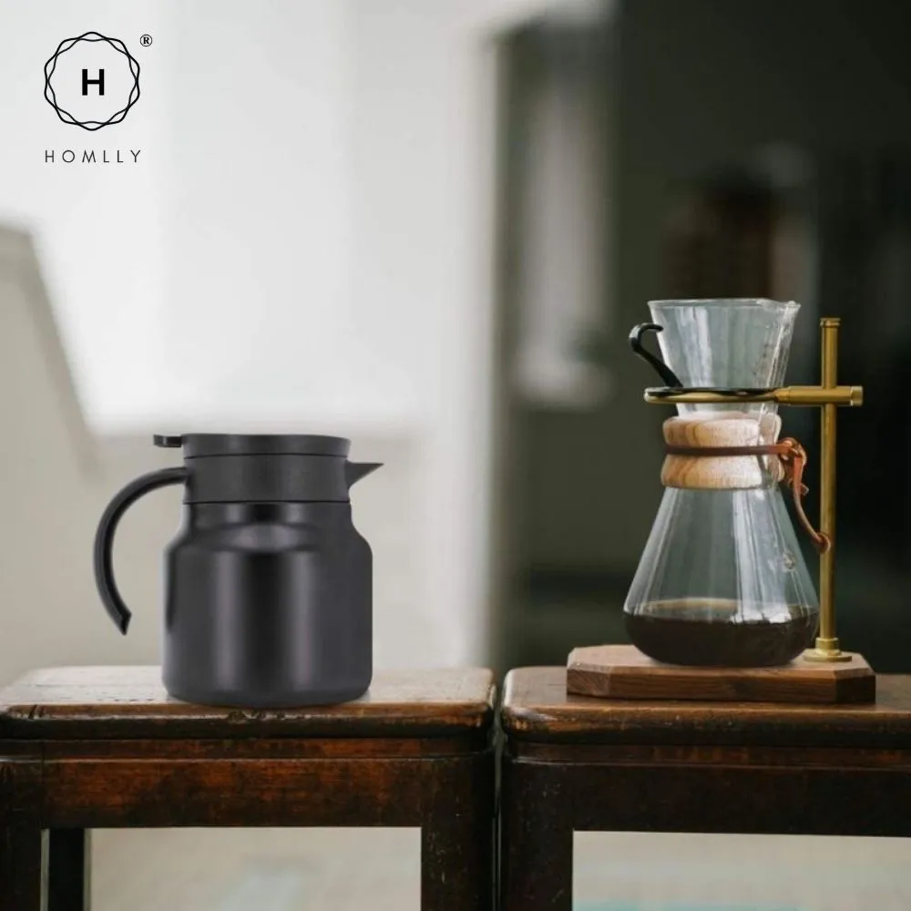 Homlly Ito Double Insulated Stainless Steel Thermal Carafe (880ml)