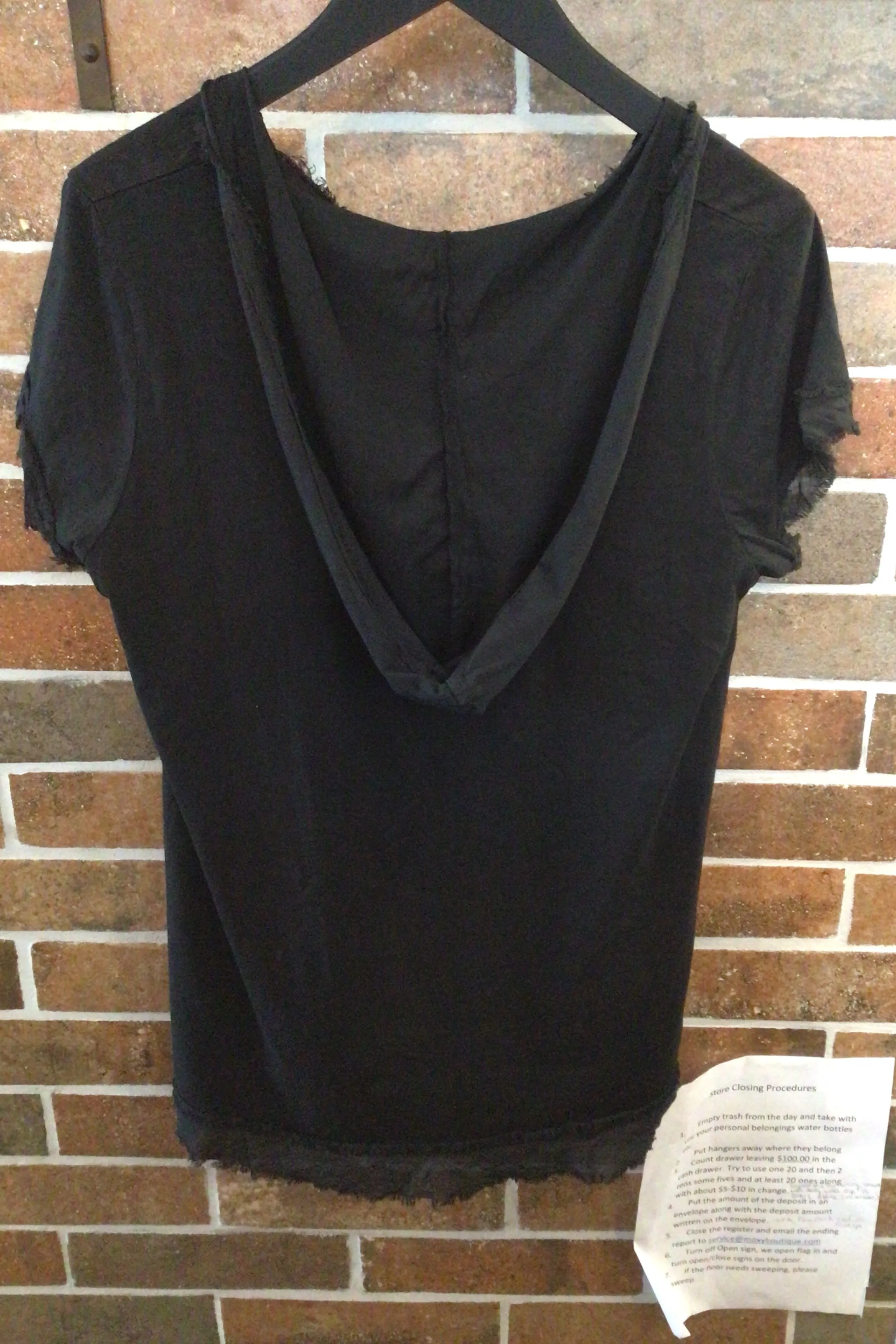 Hooded Kangaroo Blouse