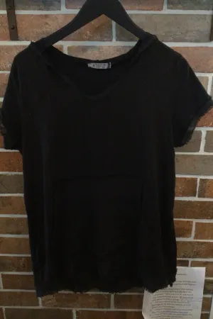 Hooded Kangaroo Blouse