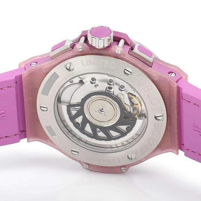 HUBLOT BIG BANG PURPLE LINEN 41 MM WOMEN WATCH 341.XP.2770.NR.1205