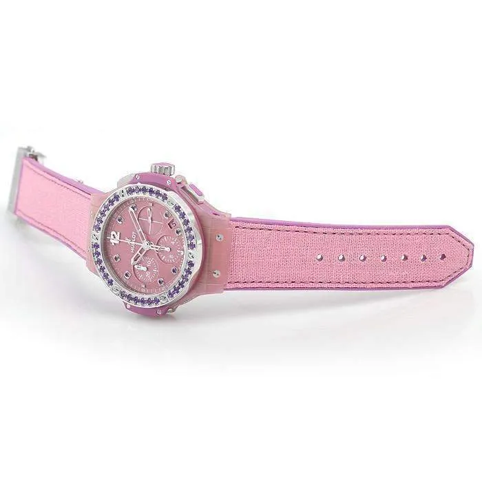 HUBLOT BIG BANG PURPLE LINEN 41 MM WOMEN WATCH 341.XP.2770.NR.1205