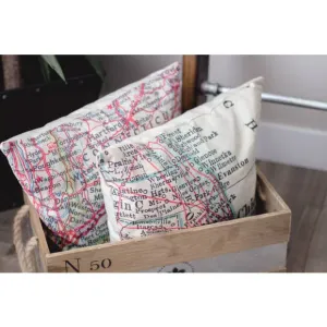 Hudson Valley NY Map Pillow