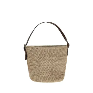 Ibeliv Raffia Lova Bucket Bag