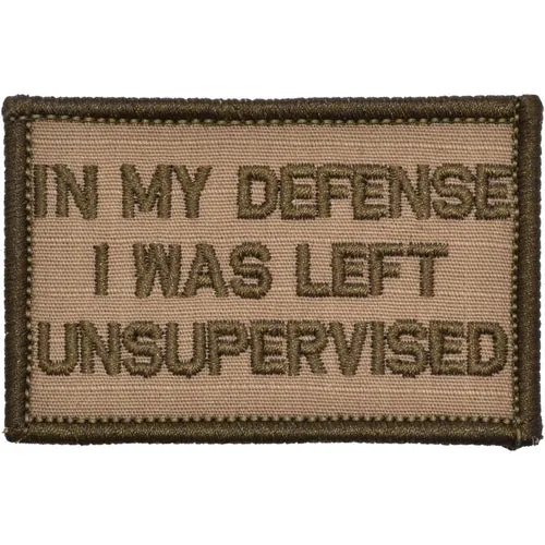 In My Defense I Was Left Unsupervised Morale Patch