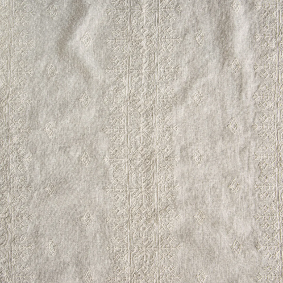 Ines Yardage with Vertical Bands