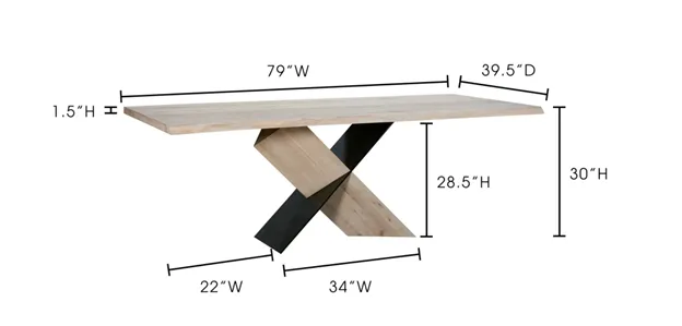 Instinct Oak Dining Table