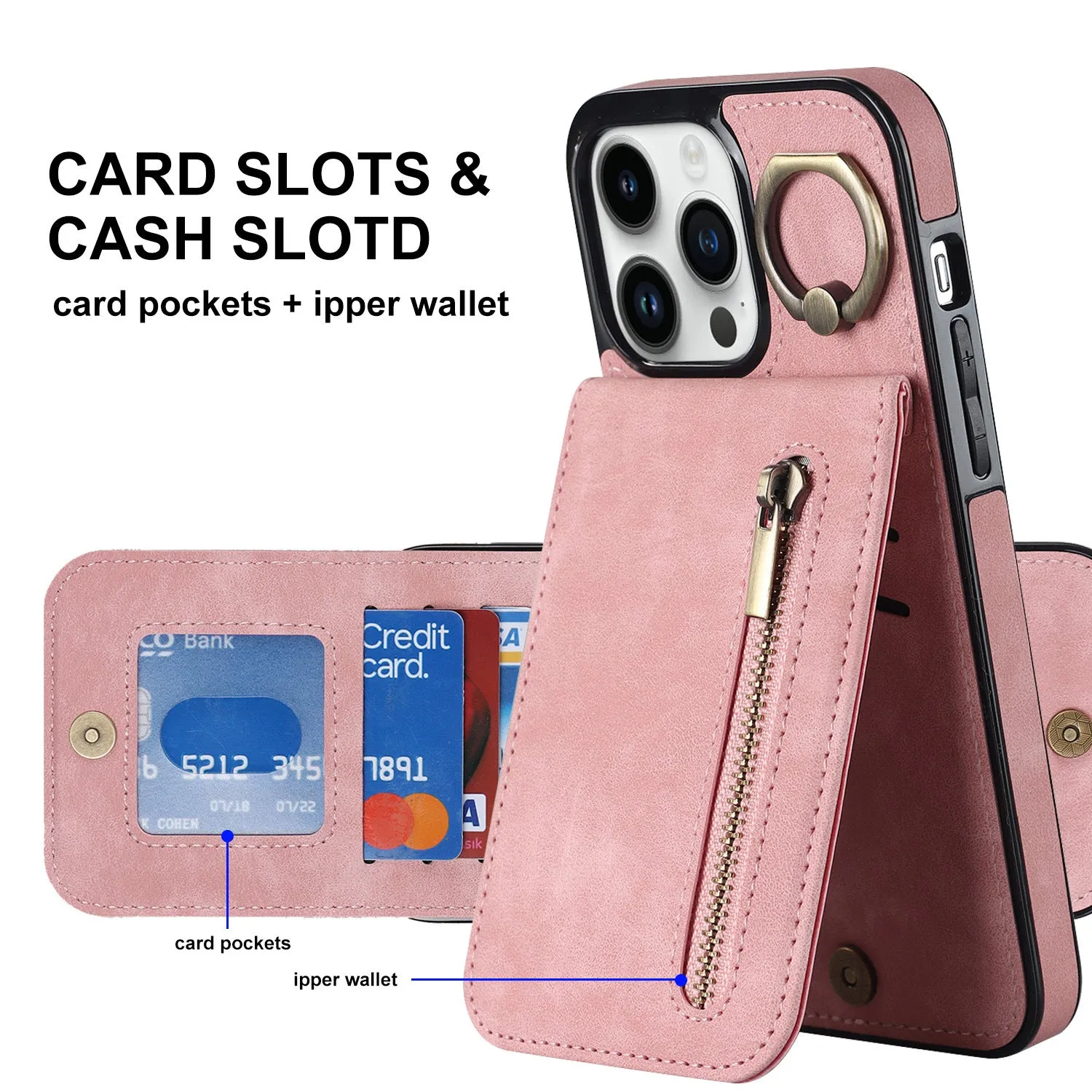 INSTOCK- Multifunctional mobile phone leather case