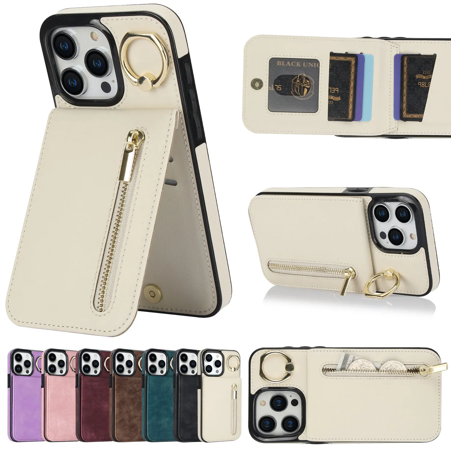 INSTOCK- Multifunctional mobile phone leather case