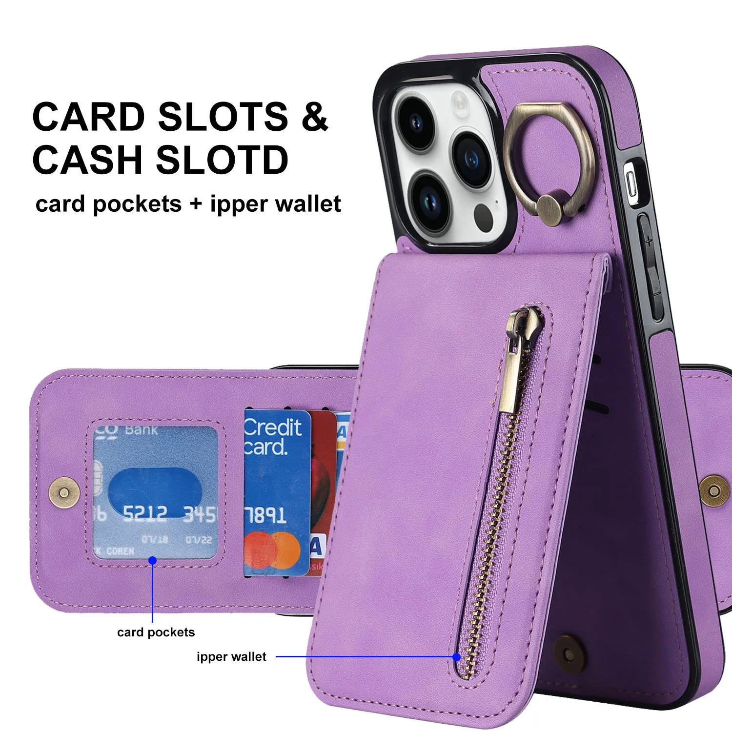 INSTOCK- Multifunctional mobile phone leather case