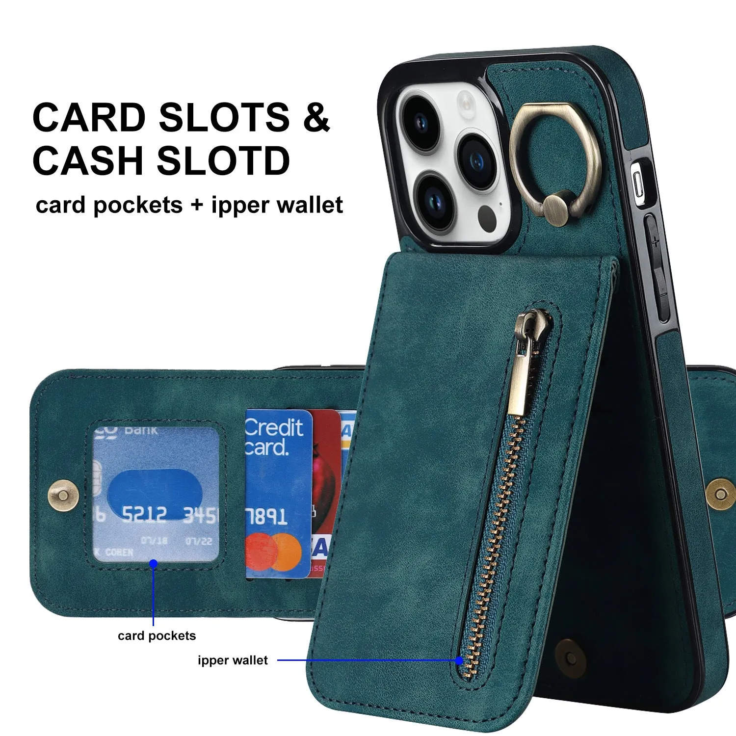 INSTOCK- Multifunctional mobile phone leather case
