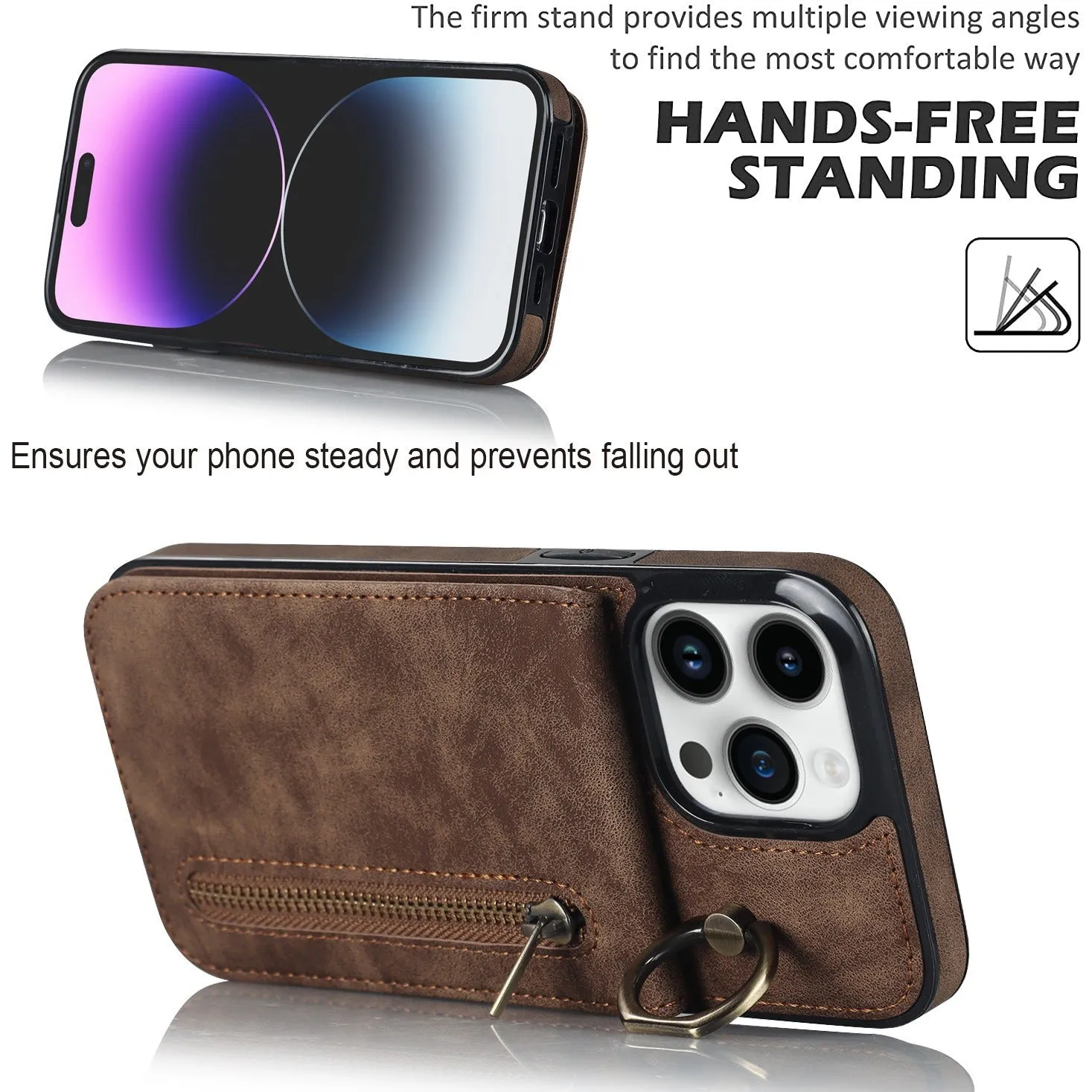 INSTOCK- Multifunctional mobile phone leather case