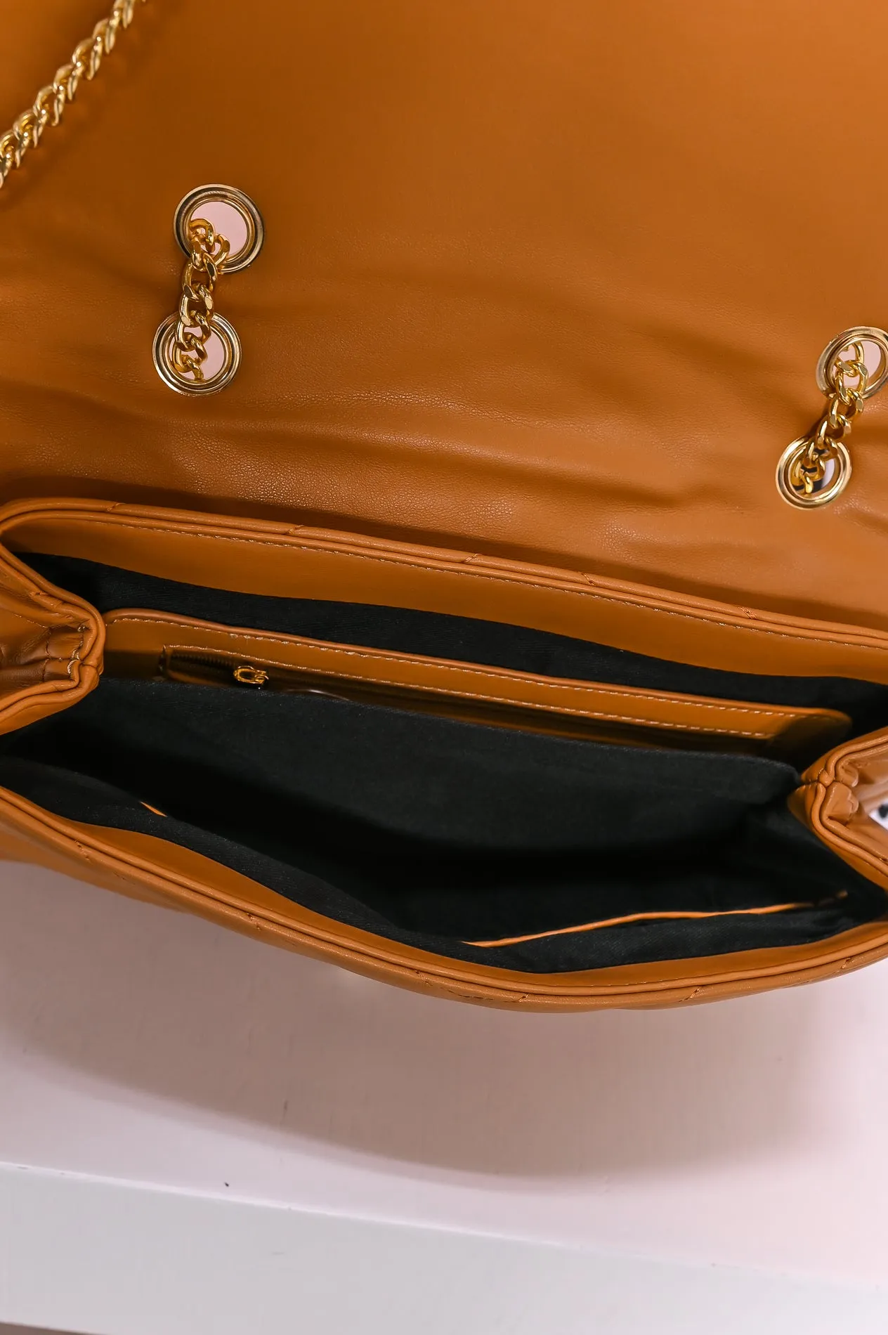 I've Come So Far Tan/Gold Bag - BAG1689TN