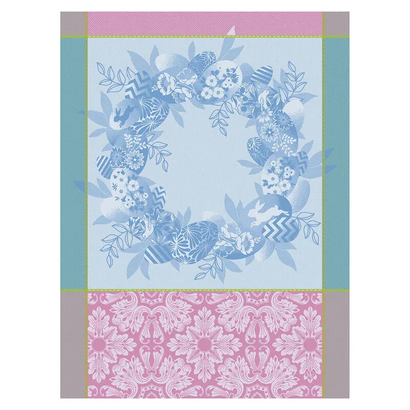 Jacquard Francais Couronne De Paques Cotton Tea Towel