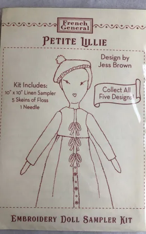 jess brown   French General embroidery sampler - Petite Lillie