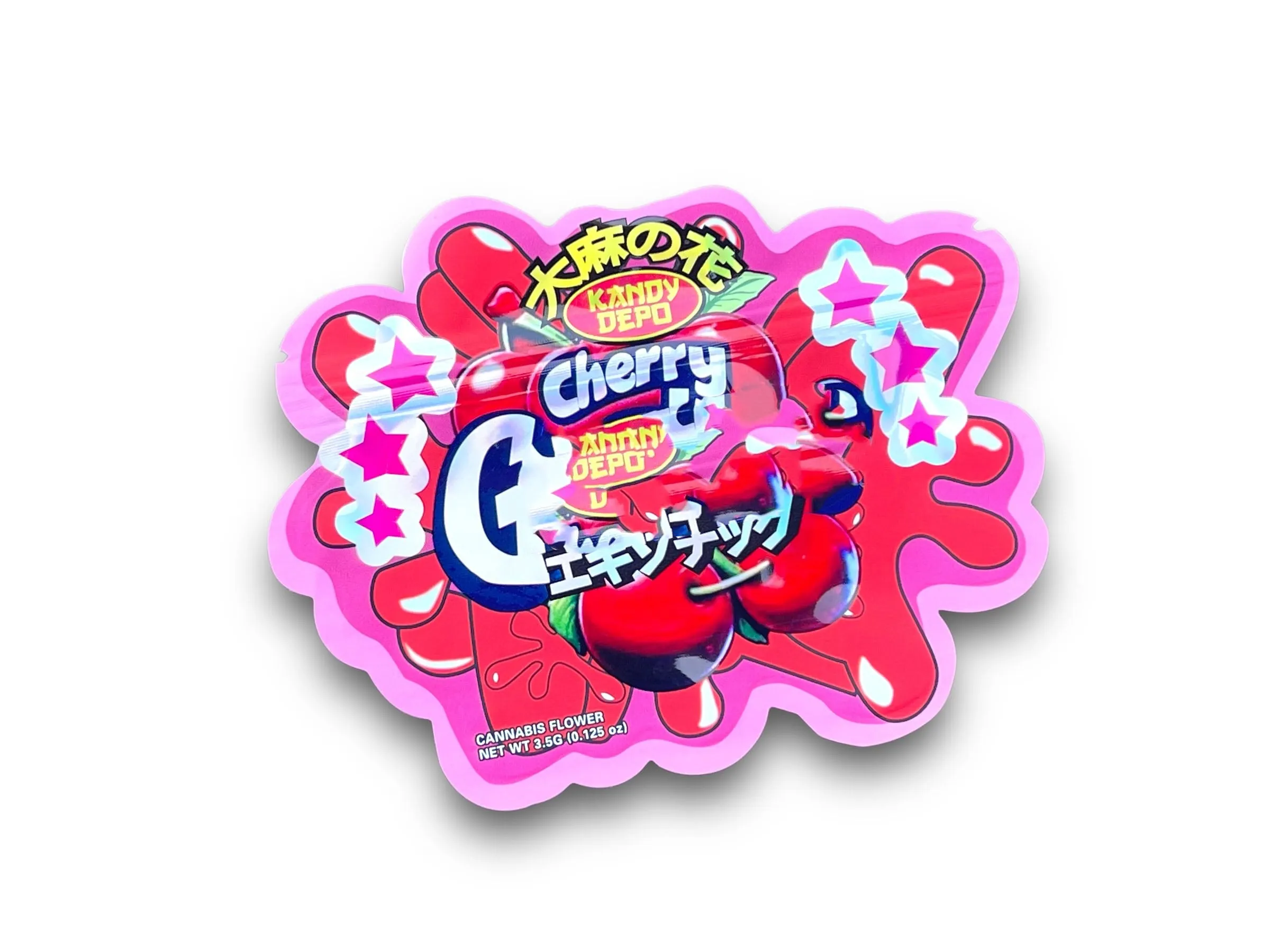 Kandy Depo Cherry G Mylar Bag with Box 3.5 Grams