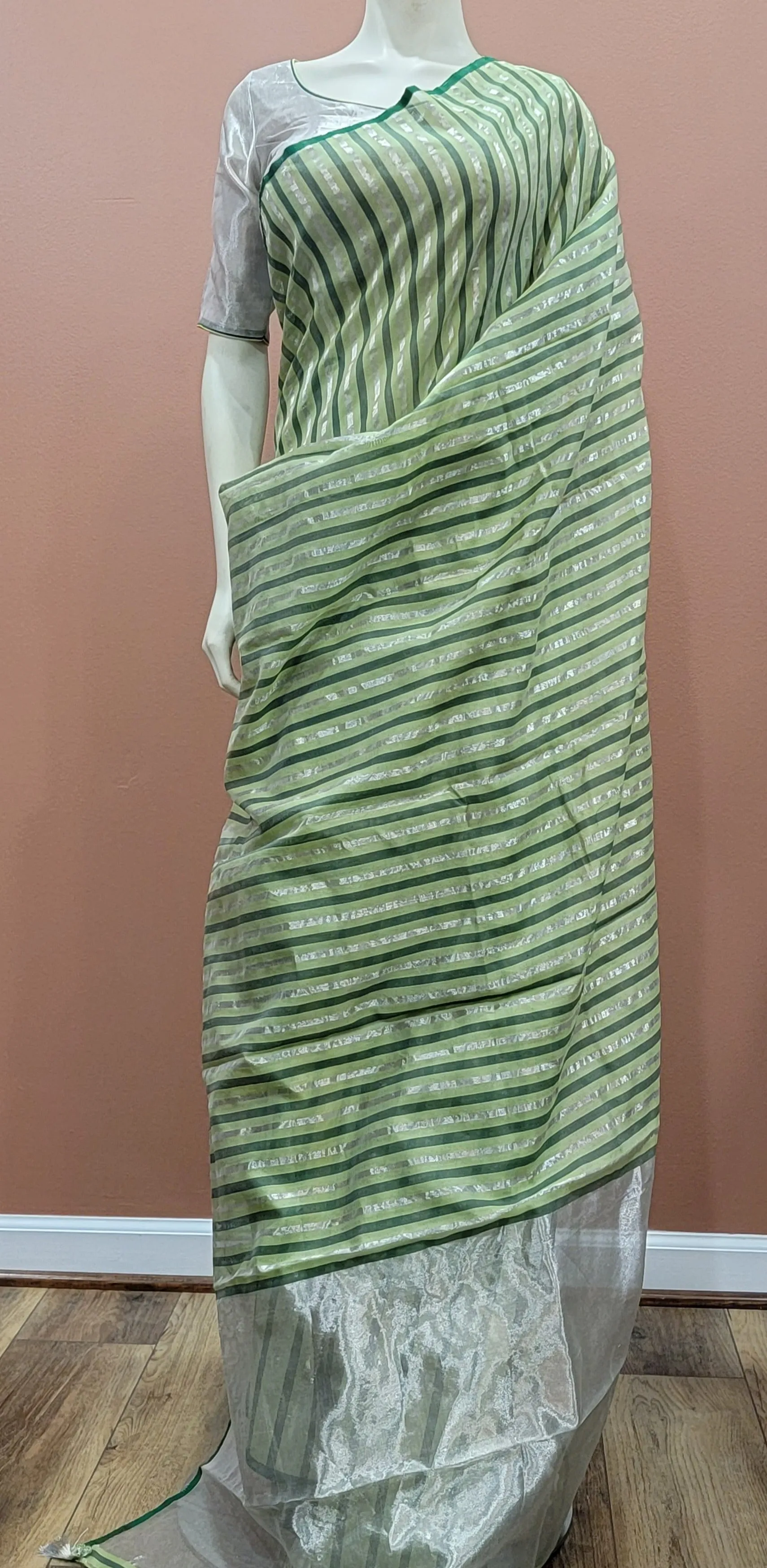 Katan Chanderi Silk Saree Collection w/ Blouse
