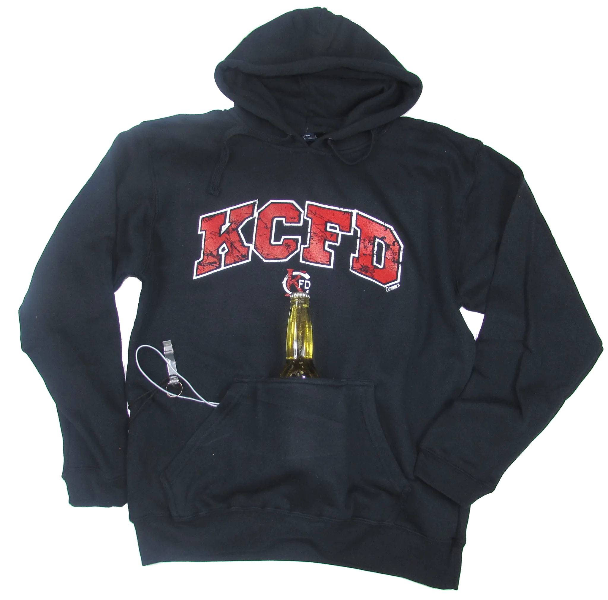 KCFD Bev. Pocket Hoodie NAVY
