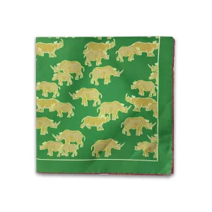Kevin's Rhino Pocket Square