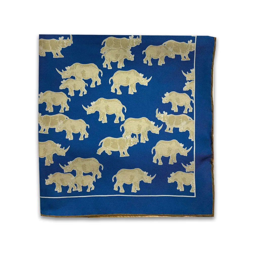 Kevin's Rhino Pocket Square