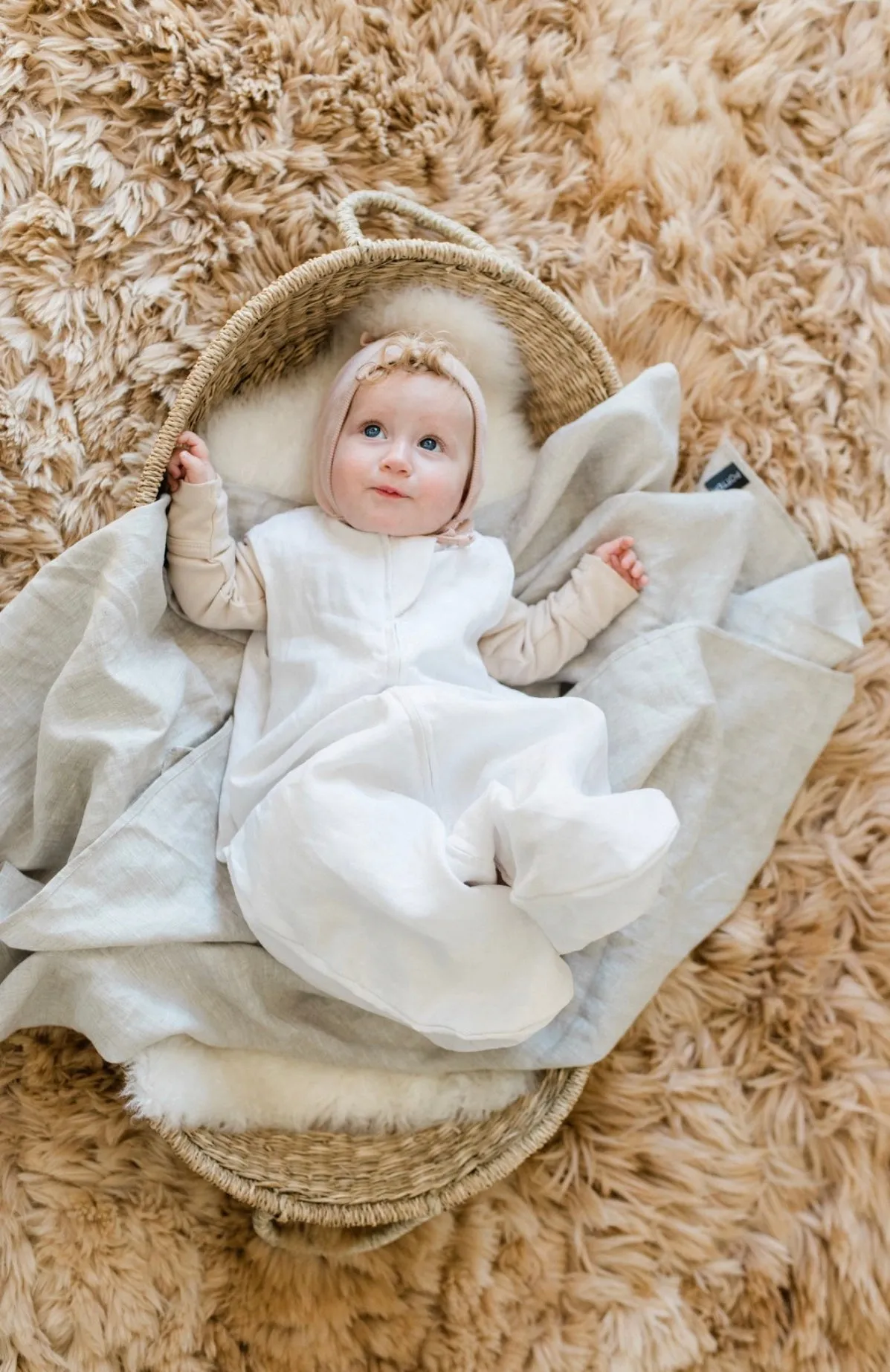 Kitsilano Linen Baby Blanket