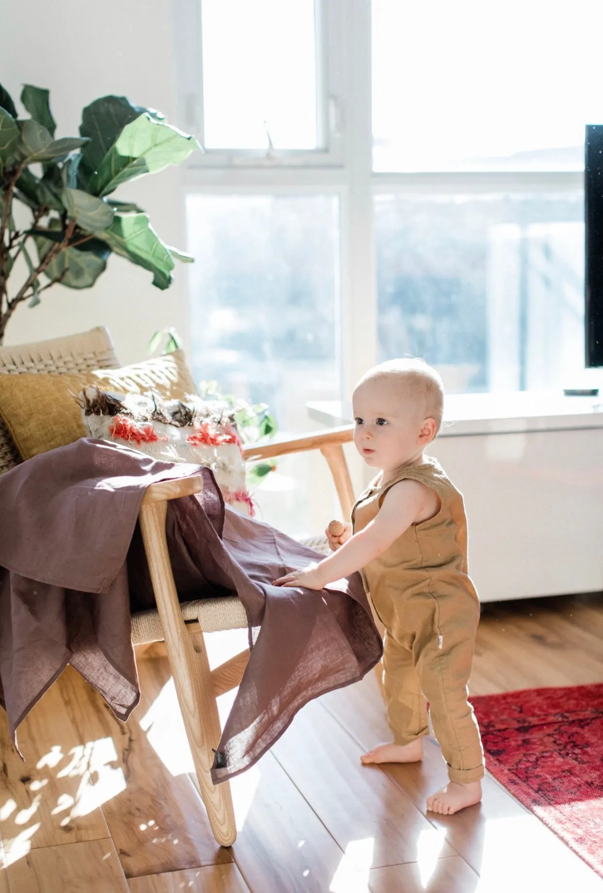 Kitsilano Linen Baby Blanket