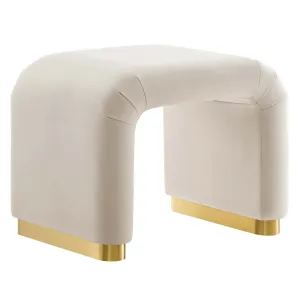 KODA PERFORMANCE VELVET WATERFALL STOOL