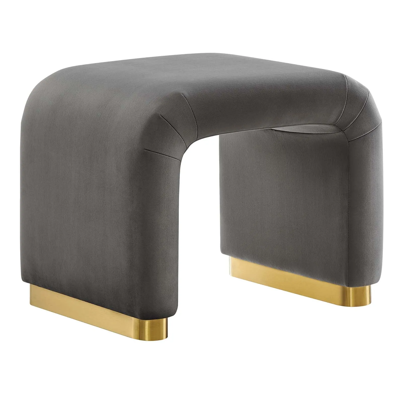 KODA PERFORMANCE VELVET WATERFALL STOOL