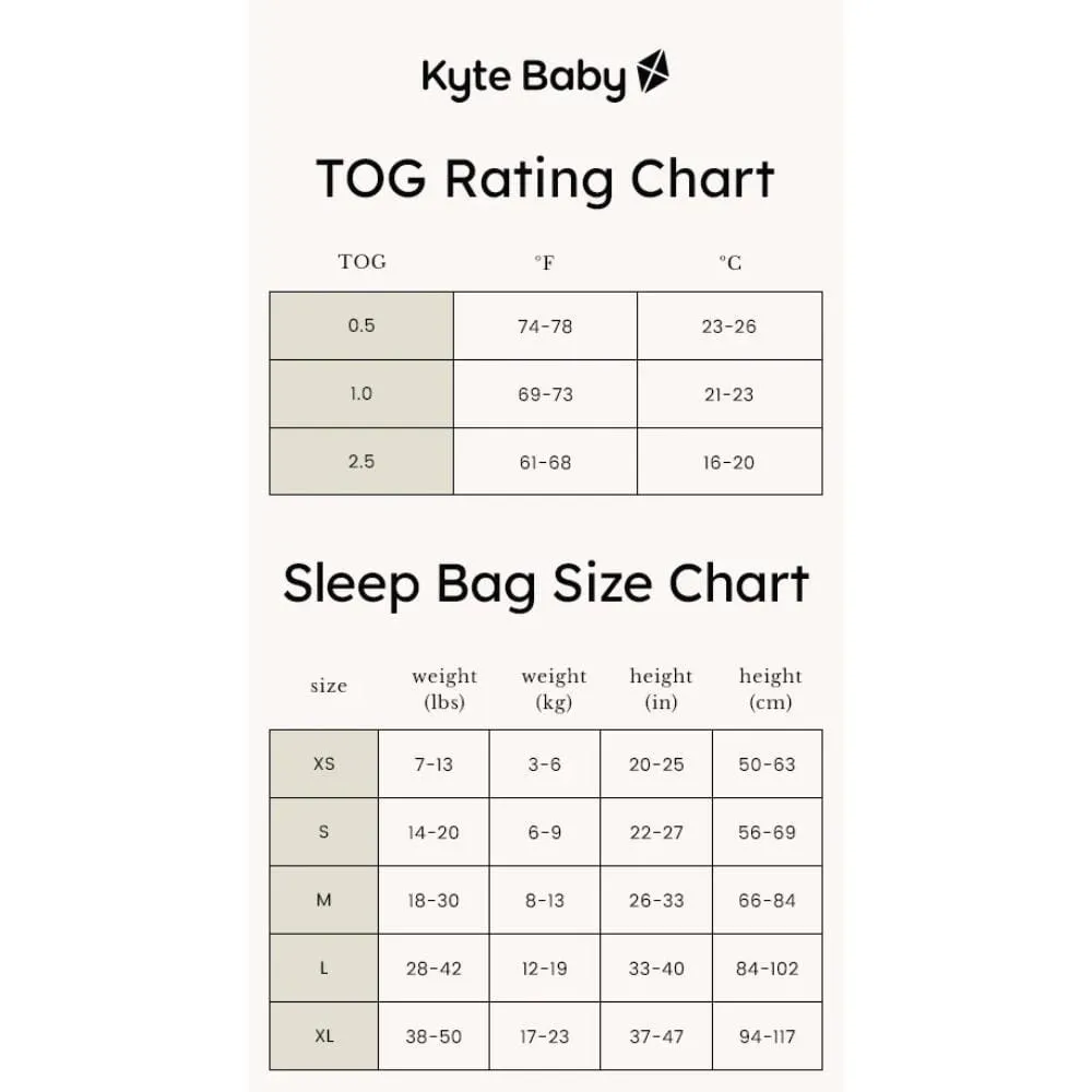 Kyte BABY Sleep Bag 1.0 Tog - Hydrangea