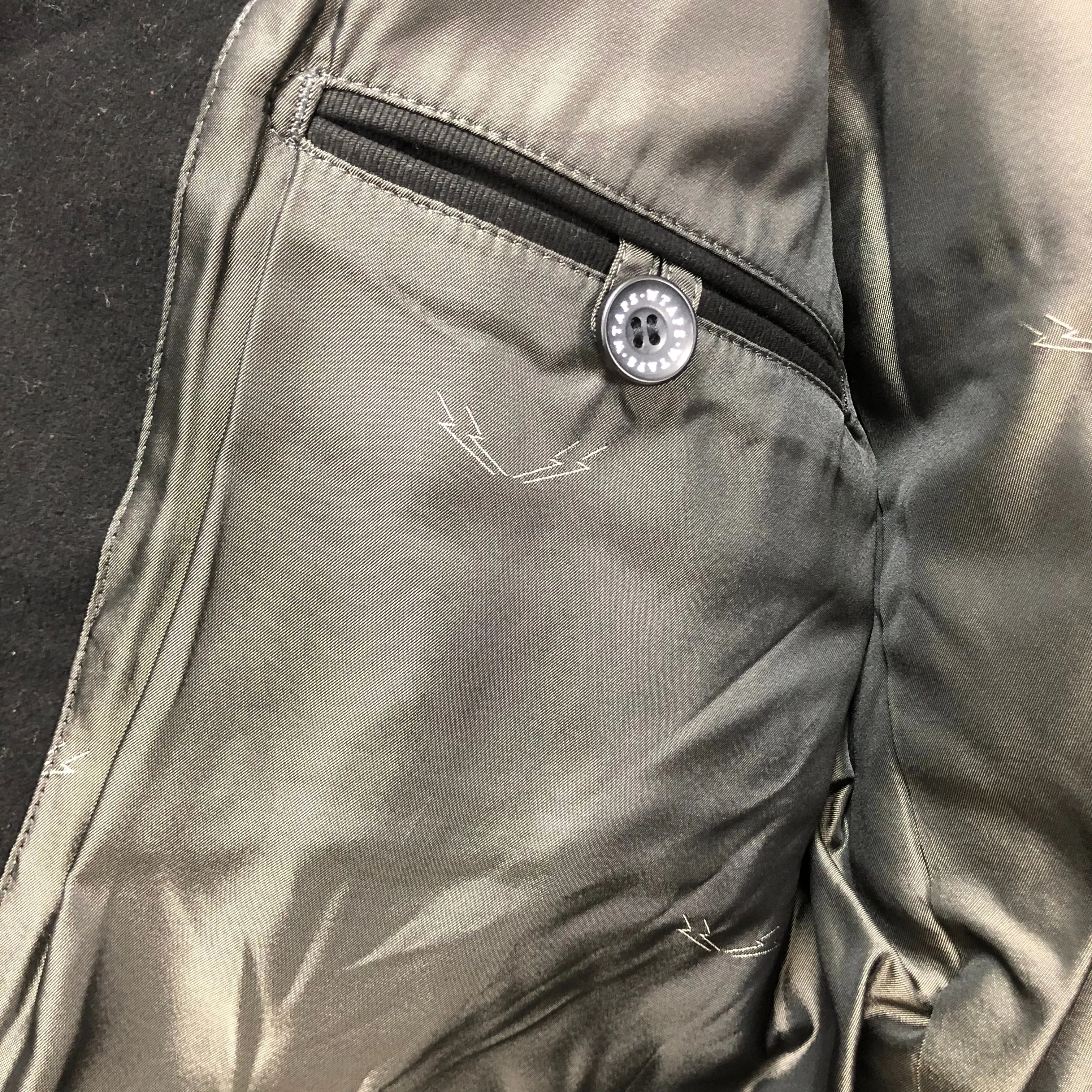 [L] WTaps Blackwatch Pea Coat Black