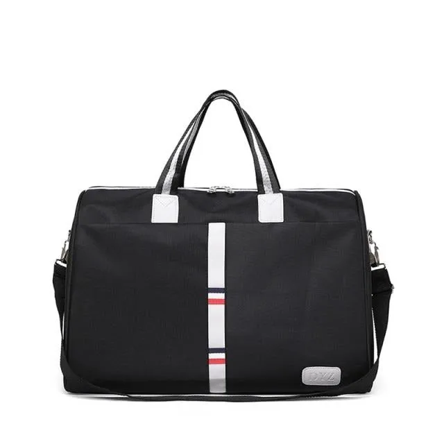 Large Capacity Waterproof Vacationer Weekender Duffel Bag Shoulder Bag