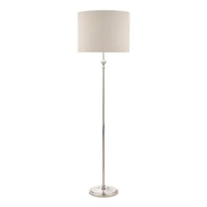 Laura Ashley Highgrove Polished Nickel LA3756091-Q  Floor Lamp With Shade